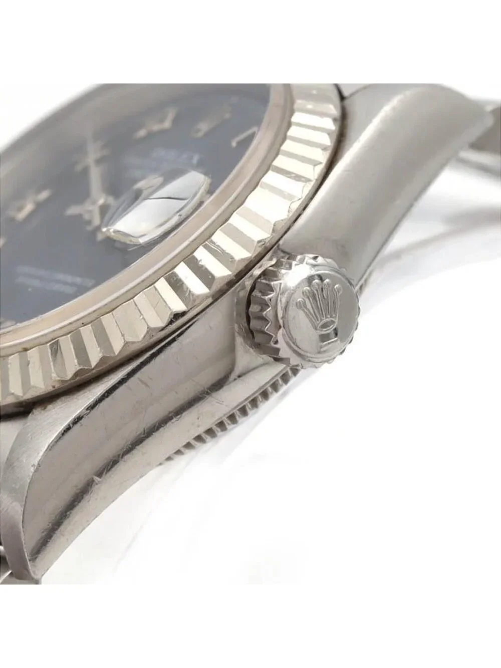 Rolex Datejust Stainless Steel White Gold Automatic